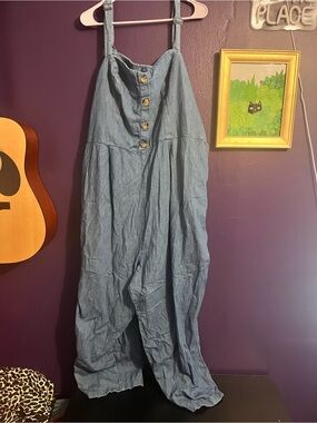 PLUS SIZE Old Navy denim jumpsuit